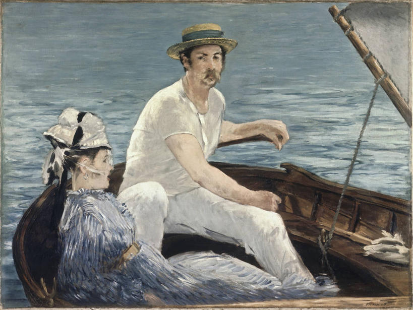 帆船,成年人,两个人,坐,横图,插画,室外,白天,绘画,数码,科技,水,船,帽子,油画,阴影,艺术,网络,头饰,高光,几何,计算机图形,古典,合成,图画,文化,画,工艺品,交通工具,品味,帆,放松,运输,人体,美术,电脑合成图,数码合成图,高雅,合成图,载具,肖像,漫画,写实,具体,具象,美学,异性恋,马奈,男人,女人,小胡子,休闲活动,彩图,伴侣