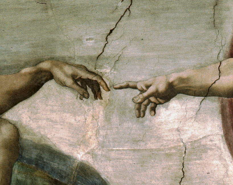 手,两个人,画家,横图,插画,室外,白天,绘画,数码,科技,城市,欧洲,阴影,艺术,装饰,世纪,网络,墙,首都,高光,几何,计算机图形,古典,文艺复兴,合成,图像,图画,文化,壁画,墙壁,墙面,画,工艺品,品味,手指,伸手,艺术家,人体,宗教,华丽,修饰,部分,美术,点缀,电脑合成图,数码合成图,高雅,基督教,合成图,地中海文化,漫画,意大利文化,梵蒂冈城,写实,具体,具象,美学,衬托,美观,雅致,雅观,梵蒂冈城国,旧约,灵性,亚当,开端,美术工艺,西斯廷教堂,手臂,触摸,画画,彩图,神,创造亚当,上帝创造亚当