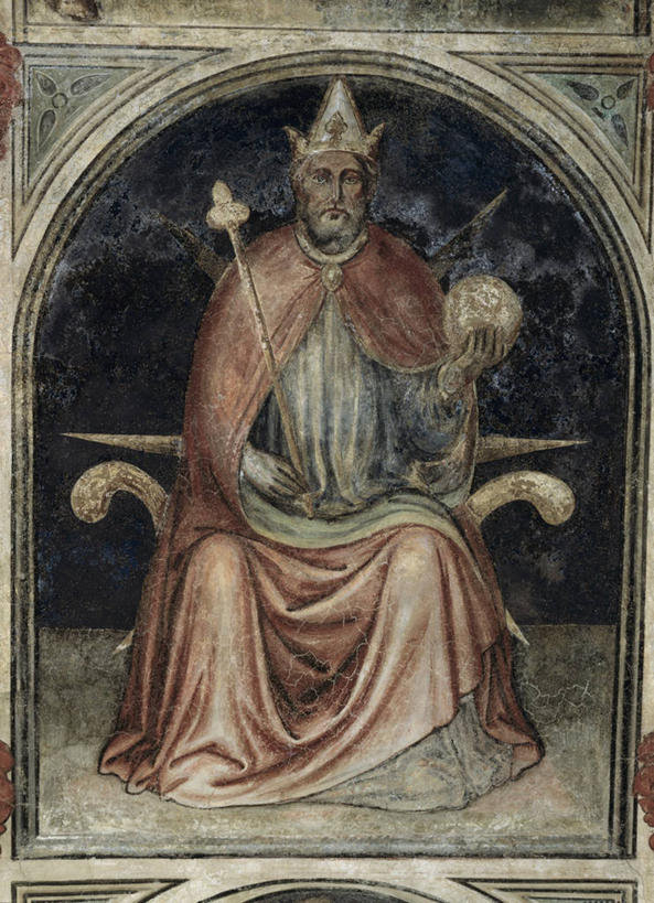 成年人,胡须,一个人,坐,竖图,插画,室内,白天,正面,数码,科技,仅一个男性,阴影,神话,网络,长袍,拱门,高光,几何,计算机图形,合成,图画,拿着,画,射手座,星座,电脑合成图,数码合成图,权威,合成图,漫画,写实,具体,具象,美术工艺,胡子,络腮胡,王冠,彩图