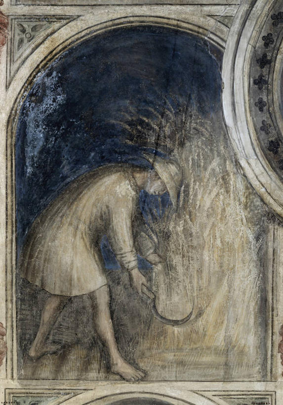 成年人,一个人,农民,站,竖图,插画,室内,白天,农业,农作物,小麦,数码,科技,帽子,仅一个男性,阴影,网络,拱门,高光,几何,计算机图形,合成,图画,画,赤脚,收获,电脑合成图,数码合成图,合成图,漫画,镰刀,写实,具体,具象,美术工艺,彩图