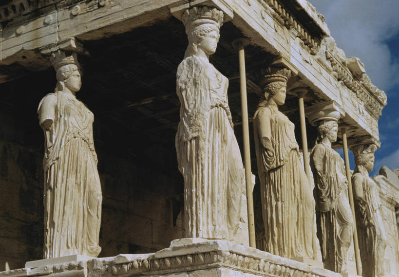 无人,横图,插画,室外,白天,数码,科技,建筑,雕塑,希腊,阴影,网络,大理石,首都,高光,几何,计算机图形,合成,图画,废墟,画,支撑,部分,电脑合成图,数码合成图,合成图,希腊文化,古典风格,漫画,巴特农神庙,写实,具体,具象,古希腊,古代文明,彩图,依瑞克提翁神殿