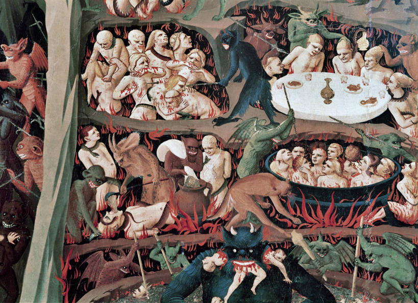 横图,插画,数码,科技,火,阴影,网络,许多人,高光,几何,计算机图形,燃烧,文艺复兴,合成,图画,画,一群人,虚构,血液,尸体,死亡,电脑合成图,数码合成图,基督教,合成图,地狱,痛苦,恶魔,漫画,处罚,写实,具体,具象,尸身,遗体,惊骇,拷问,正义女神,烹调,彩图,尸首