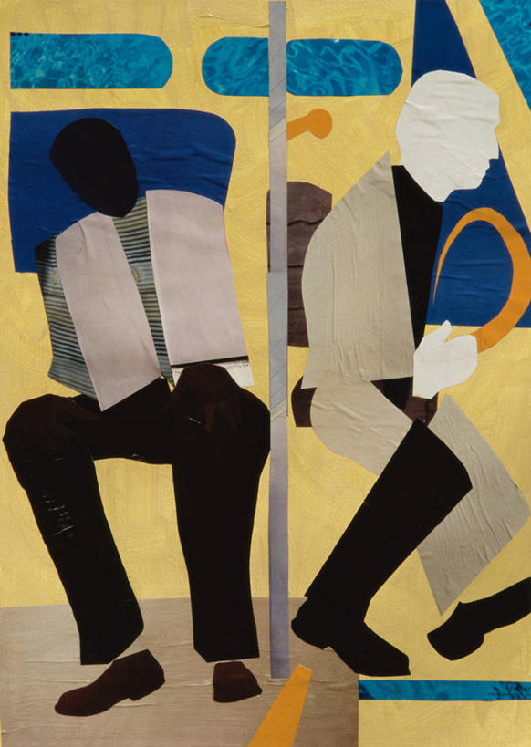 成年人,两个人,坐,竖图,插画,室内,正面,数码,科技,种族歧视,阴影,网络,巴士,高光,几何,计算机图形,合成,图画,画,运输,生活方式,电脑合成图,数码合成图,合成图,反差,漫画,写实,具体,具象,阿拉巴马州,彩图,社会问题