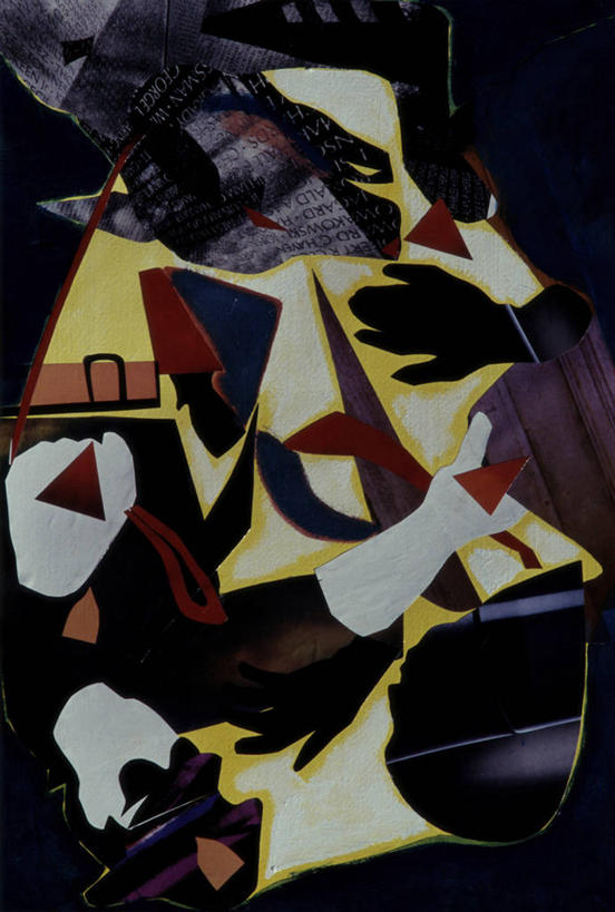 三个人,竖图,插画,室内,数码,科技,宠物,狗,种族歧视,阴影,网络,高光,几何,计算机图形,合成,图画,画,动物,家畜,奋斗,电脑合成图,数码合成图,合成图,警官,漫画,写实,具体,具象,丙稀画,彩图,社会问题,公民权利