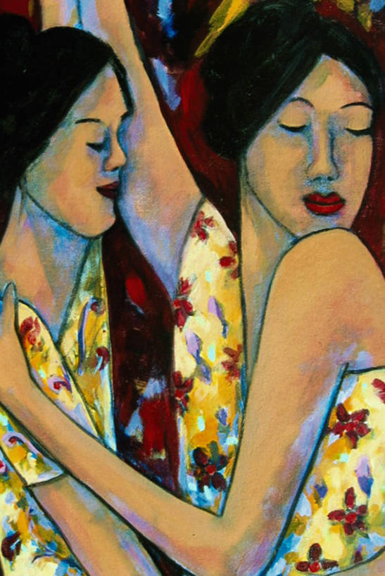 西方人,成年人,眼睛,手,头发,两个人,姐妹,举,竖图,插画,特写,侧面,爱情,绘画,友谊,数码,科技,风信子,欧洲,非洲,黑人,欧洲人,瞳孔,阴影,艺术,世纪,网络,高光,几何,计算机图形,古典,浪漫,合成,图像,图画,拿着,休闲装,文化,画,衣服,黑色,工艺品,品味,托,温暖,温馨,恩爱,放松,乐趣,搭,艺术家,人体,眼部,恋人,生活方式,活动,美术,电脑合成图,数码合成图,和睦,高雅,享乐,合成图,搭着,同性恋,漫画,写实,具体,具象,美学,女人,非洲人,美国人,手臂,眼,情侣,休闲活动,闭着眼睛,举起,举手,举着,手牵手,向上举,向上伸,向上托,半身,彩图,爱,舞蹈,伴侣,融洽