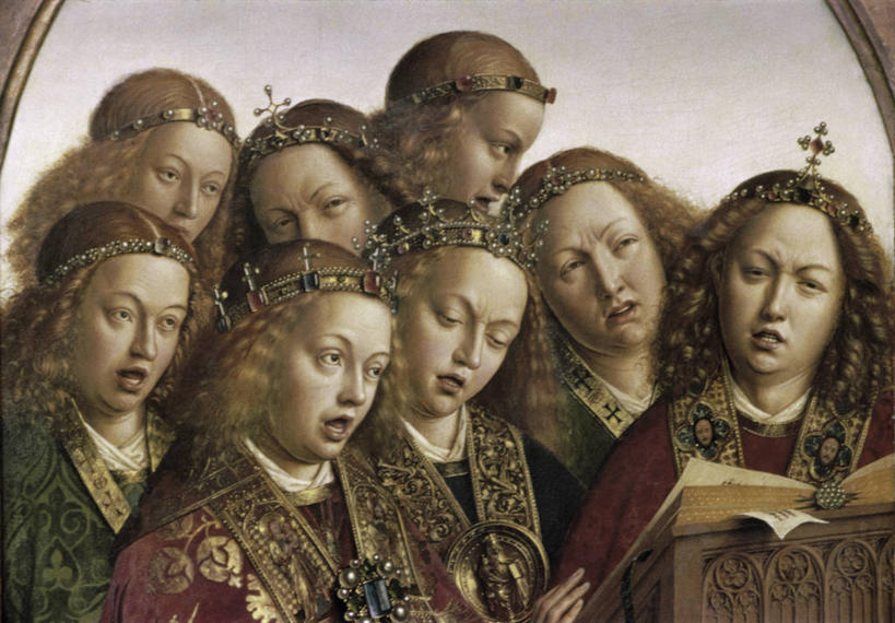 嘴,头发,站,横图,插画,绘画,团队,数码,科技,比利时,阴影,艺术,网络,束发带,高光,几何,计算机图形,古典,文艺复兴,音乐,合成,图画,文化,画,工艺品,品味,祈祷,张嘴,金色,皱眉头,人体,唱,美术,电脑合成图,数码合成图,高雅,合成图,天堂,合唱团,漫画,张大嘴巴,哥特式风格,写实,具体,具象,美学,根特,口,口腔,嘴巴,嘴唇,书,张开嘴,半身,彩图,传统服装