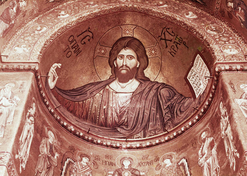 成年人,中年人,胡须,一个人,横图,插画,室内,正面,数码,科技,光晕,仅一个男性,仅一个人,仅一个中年男性,阴影,花纹,网络,标志,图案,文字,字符,字母,高光,几何,计算机图形,祝福,合成,图画,拿着,标识,黄金,画,宗教,电脑合成图,数码合成图,基督,基督教,合成图,天主教,文档,耶稣,漫画,救世主,写实,具体,具象,基利斯督,弥赛亚,默西亚,灵性,美术工艺,希腊正教,男人,男性,中年男性,长发,胡子,络腮胡,半身,彩图