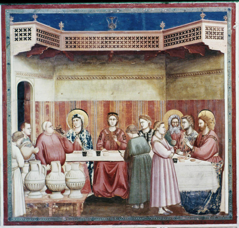 葡萄酒,成年人,人群,建筑师,画家,栏杆,站,坐,横图,方图,插画,室内,婚礼,快乐,数码,科技,光晕,水,喝,阴影,庆祝,网络,高光,几何,计算机图形,结婚,文艺复兴,合成,图画,饮用水,饮食,画,喜庆,宗教,纪念,电脑合成图,数码合成图,享乐,基督,基督教,合成图,天主教,耶稣,漫画,品酒,圣玛丽,救世主,写实,具体,具象,基利斯督,弥赛亚,默西亚,神迹,乔托.迪.邦多纳,男人,女人,彩图,传统服装,高兴,尝