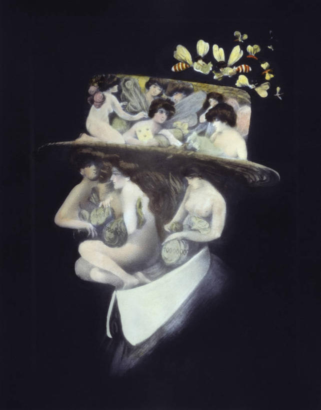 成年人,裸体,人群,竖图,插画,特写,侧面,抽象,性感,数码,科技,蜜蜂,帽子,阴影,黑色背景,网络,明信片,高光,几何,计算机图形,合成,图画,画,花,人体,仙女,电脑合成图,数码合成图,创造力,合成图,小精灵,漫画,想象,写实,具体,具象,想法,美术工艺,男人,女人,彩图,拟人,错觉