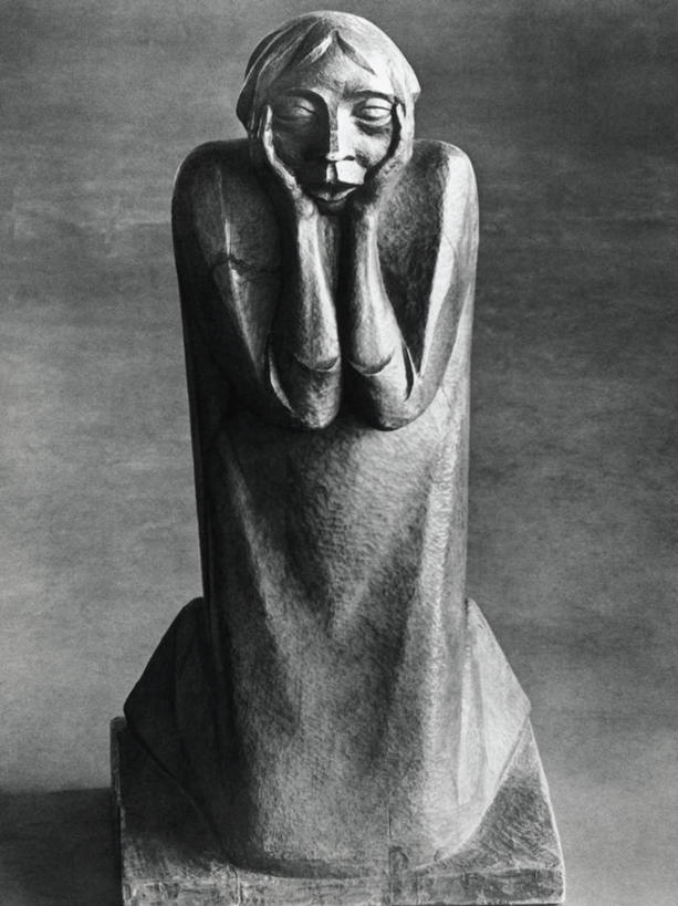 无人,哭,竖图,黑白,插画,室内,特写,正面,数码,科技,雕塑,阴影,灰色背景,网络,雕像,高光,几何,计算机图形,合成,图画,托腮,画,灰色,打开,电脑合成图,数码合成图,开启,合成图,都市风光,痛苦,漫画,写实,具体,具象,悲哀,悲痛,美术工艺,跪着,表现主义