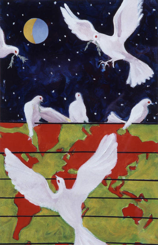 无人,竖图,插画,室外,夜晚,绘画,自由,数码,科技,阴影,艺术,网络,斑鸠,鸟类,世界地图,月亮,星星,满月,半空,高光,几何,计算机图形,古典,合成,图画,文化,飞,画,白色,天空,工艺品,品味,橄榄枝,栖息,宁静,协调,美术,电脑合成图,数码合成图,高雅,合成图,和平,漫画,写实,具体,具象,美学,团结,彩图