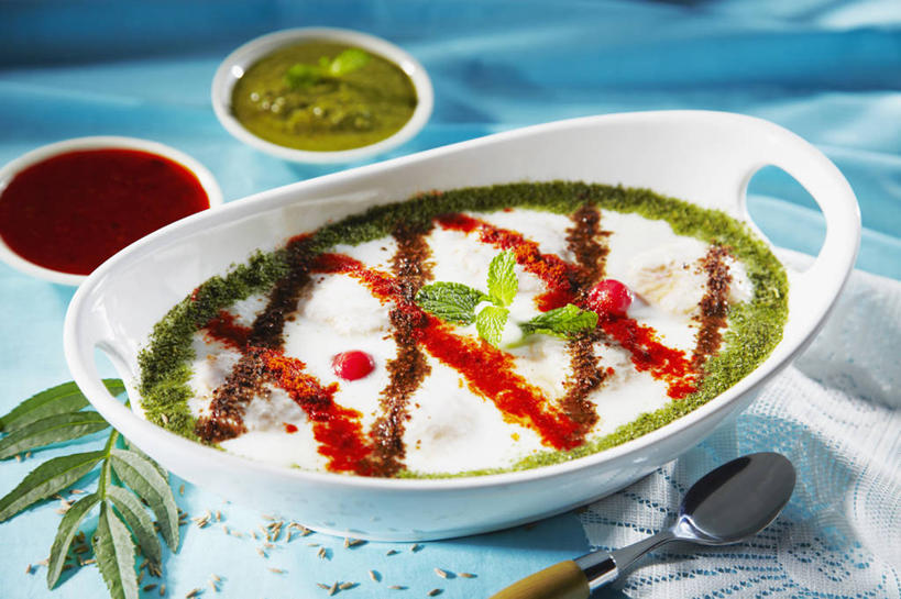 无人,横图,餐具,饮食,盘子,碗,摄影,膳食,清新,健康食物,印度文化,开胃酱,式样,彩图,影棚拍摄