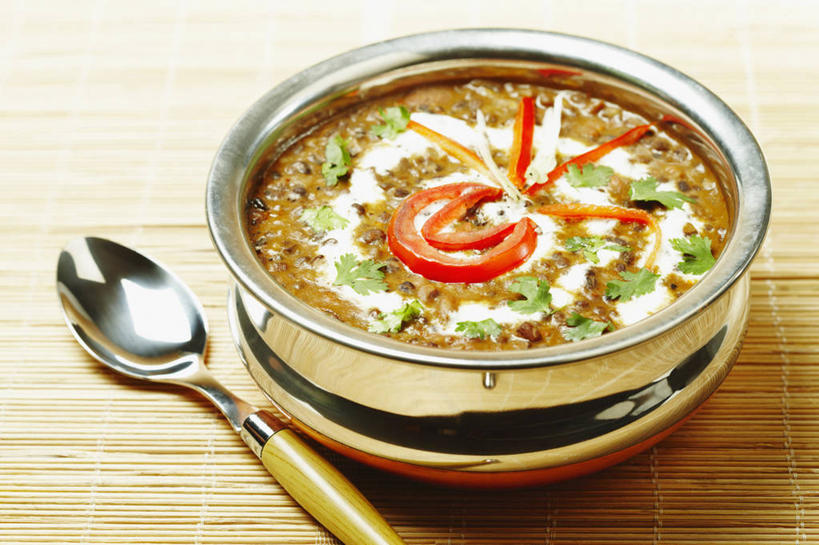 无人,横图,俯视,室内,特写,晚餐,静物,餐具,香料,食品,咖喱,饮食,汤匙,碗,摄影,创造力,酸奶油,膳食,清新,健康食物,印度文化,胡椒,彩图,高角度拍摄,影棚拍摄,装饰菜,传统文化