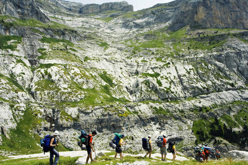 无人,横图,室外,河流,山,西班牙,欧洲,河岸,历史,摄影,阿拉贡,彩图