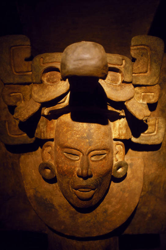 无人,博物馆,竖图,雕塑,墨西哥,砖,首都,古代,摄影,宗教,展览,北美,拉丁美洲,墨西哥城,彩图,拟人