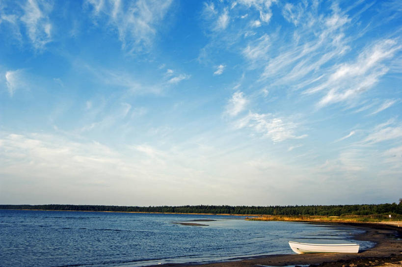 无人,横图,室外,船,爱沙尼亚,小的,地形,海岸线,渔船,打开,摄影,开启,彩图,独处