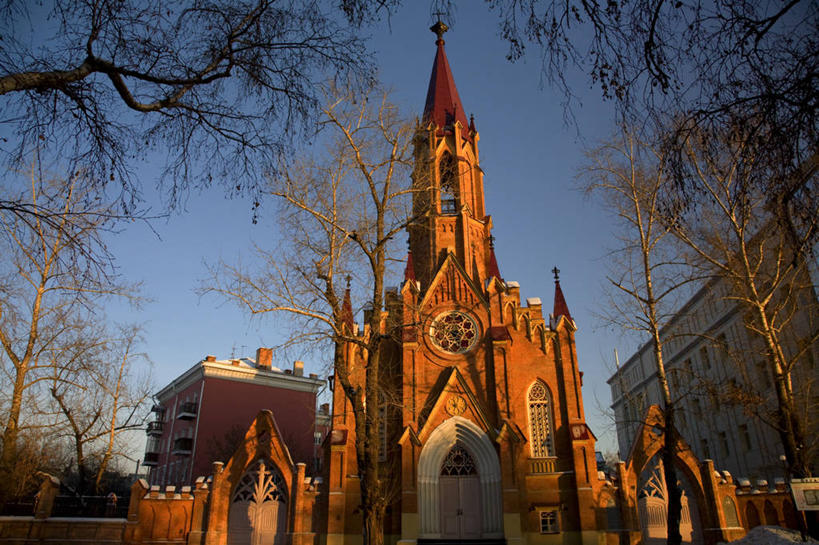 无人,教堂,横图,神秘,建筑,欧洲,俄罗斯,亚洲,祈祷,摄影,宗教,西伯利亚,哥特式风格,俄联邦,俄罗斯联邦,伊尔库茨克,伊尔库茨克州,东西伯利亚,彩图,旅行,传统文化,独联体