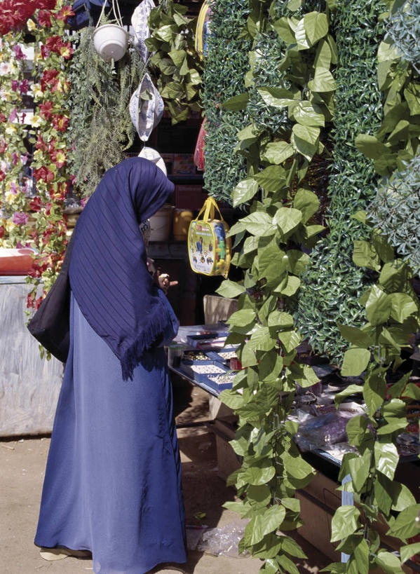 成年人,一个人,商店,竖图,购物,消费,苏丹,仅一个女性,装饰,货摊,摄影,面纱,伊斯兰教,贩卖,贸易,撒哈拉沙漠,女人,彩图,街市