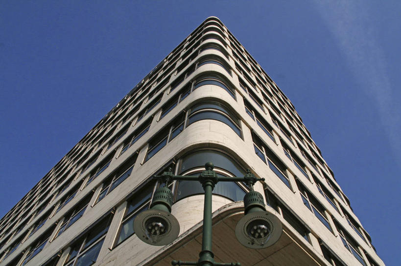 无人,广场,横图,室外,技术,城市,建筑,摩天大楼,德国,欧洲,眼镜,首都,现代,柏林,波茨坦广场,蓝色,天空,黄昏,办公大楼,摄影,彩图,索尼中心