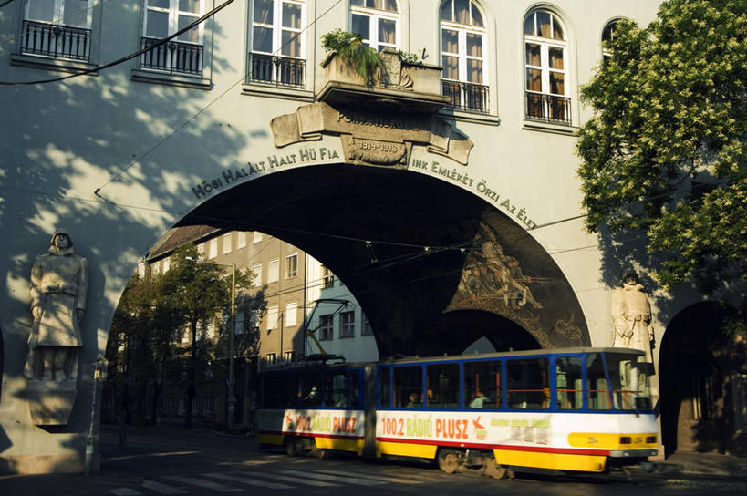 无人,横图,城市,欧洲,大门,围墙,交通,城墙,缆车,运输,摄影,匈牙利共和国,彩图,旅行