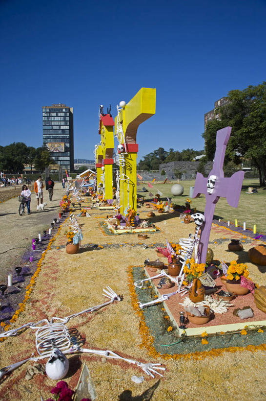 骨骼,无人,竖图,白天,墨西哥,美国,庆祝,装饰,骨头,首都,万圣节,人体,摄影,死亡,骨架,北美,祭坛,墨西哥城,殒命,灭亡,圣人,美术工艺,彩图,旅行,死亡节,传统文化