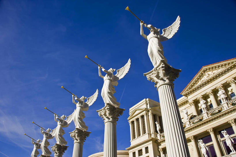 无人,宫殿,横图,建筑,美国,天使,柱子,赌场,摄影,北美,美洲,内华达州,拉斯维加斯,美国人,彩图,旅行