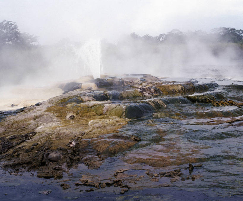 无人,横图,室外,水,温泉,非洲,乌干达,蒸汽,摄影,考古学,爆发,间歇泉,彩图