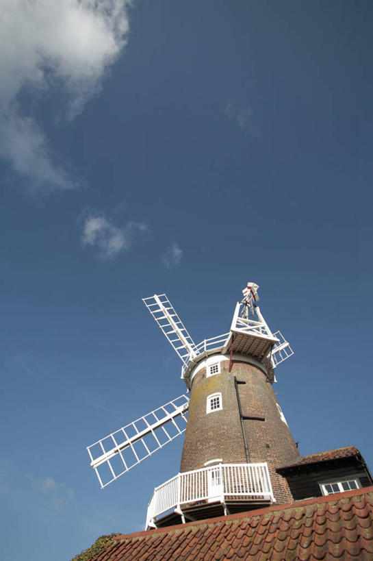无人,竖图,风车,英国,欧洲,塔,古典,英格兰,蓝色,天空,帆,摄影,英国文化,磨坊,彩图,旅行,传统文化