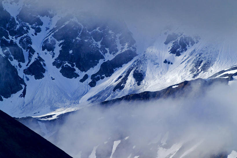 无人,横图,室外,山,山脉,雪,美国,冰,地形,云,自然,陡峭,摄影,环境,北美,山脊,岩石,彩图,阿拉斯加山脉