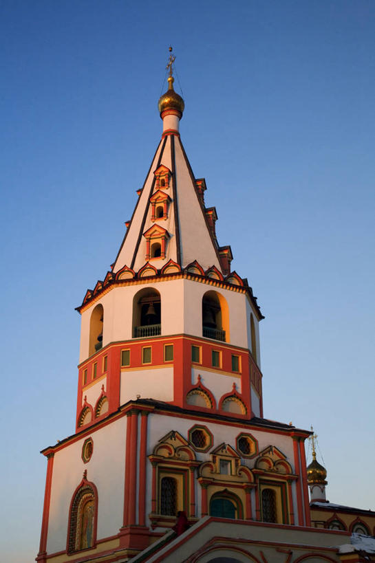 无人,教堂,竖图,建筑,欧洲,俄罗斯,亚洲,装饰,钟楼,摄影,宗教,西伯利亚,俄联邦,俄罗斯联邦,伊尔库茨克,伊尔库茨克州,东西伯利亚,彩图,旅行,大教堂,独联体