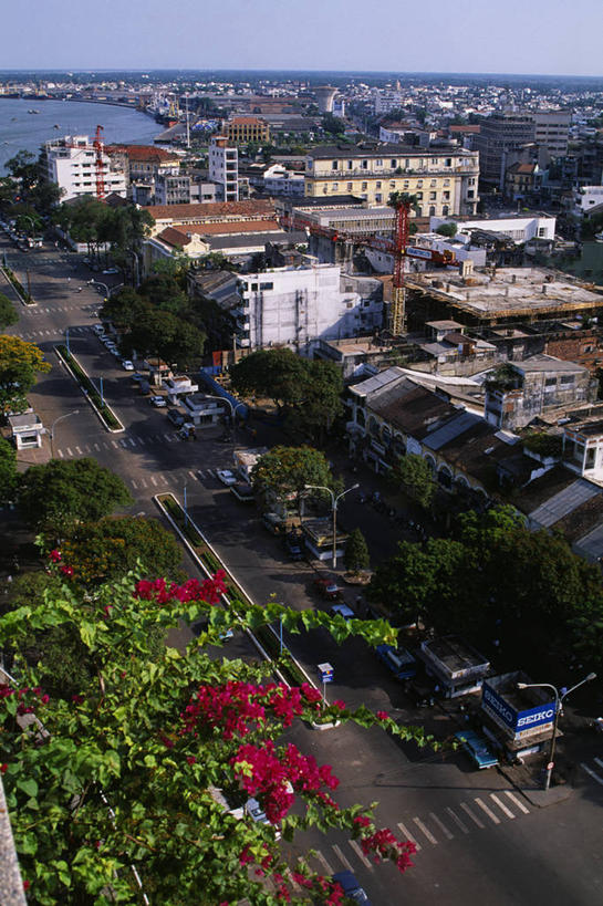 横图,室外,城市,酒店,自行车,越南,车,脚踏车,骑,交通工具,骑车,摄影,东南亚,载具,法国文化,胡志明市,印度支那,彩图