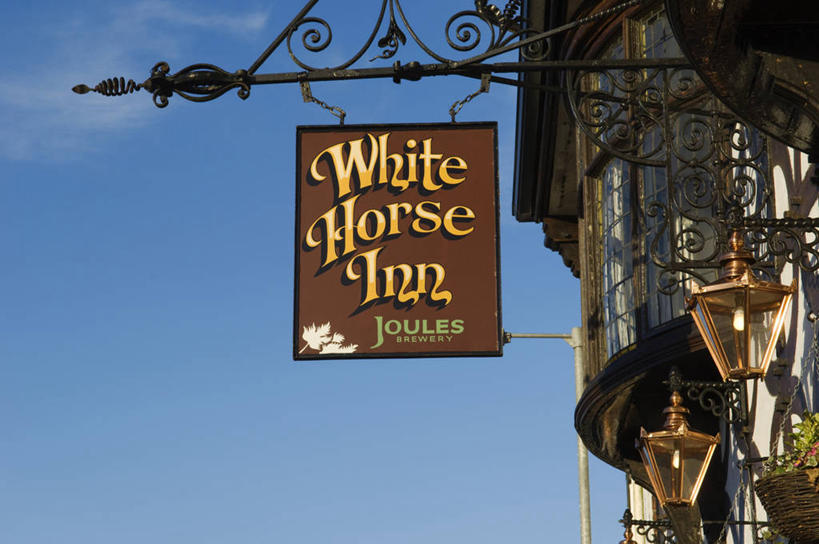 无人,酒吧,横图,窗户,建筑,英国,标志,蓝色,天空,小旅馆,摄影,凸窗,威尔士,铁艺,弗林特郡,设计,彩图,传统文化