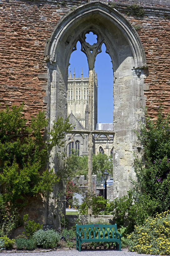 无人,教堂,竖图,度假,城市,英国,长椅,墙,拱门,塔,历史,英格兰,夏天,摄影,宗教,井,宗教建筑,圣安德鲁斯,彩图,大教堂,西南英格兰,英国国教