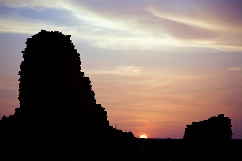 无人,横图,日落,沙漠,非洲,利比亚,破碎,破坏,破损,摄影,粉碎,损坏,地中海文化,毁坏,剪影,北非,摧毁,彩图,柏柏尔人