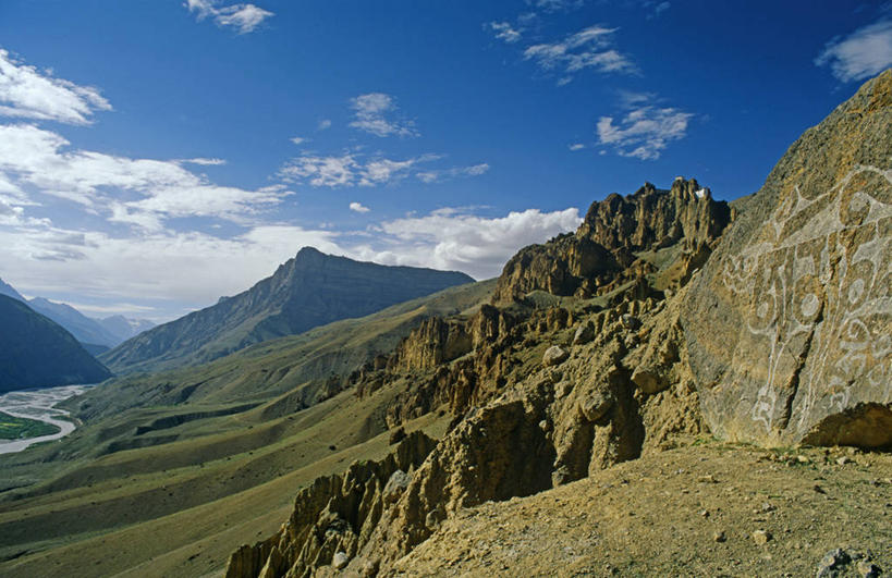 无人,横图,印度,摄影,宗教,佛教,喜马偕尔邦,彩图