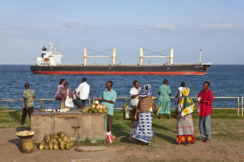 无人,横图,室外,海洋,建筑,非洲,肯尼亚,河岸,城镇,公寓,摄影,尖塔,住房,蒙巴萨岛,海滩,彩图,旅行,海港
