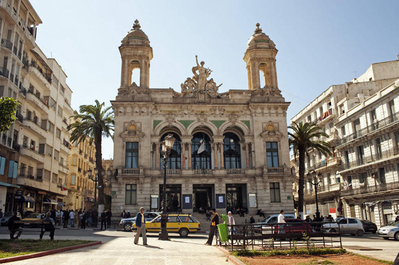 无人,横图,建筑,剧院,非洲,阿尔及利亚,北,摄影,北非,法国文化,歌剧,彩图,旅行