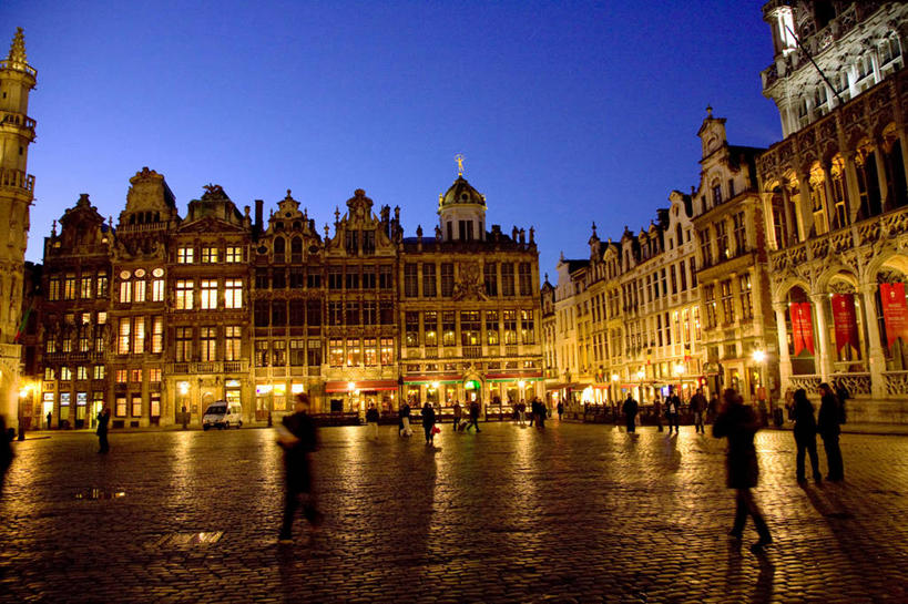 无人,广场,横图,城市,建筑,比利时,欧洲,欧盟,首都,北,历史,摄影,布鲁塞尔,中欧,布鲁塞尔大广场,彩图