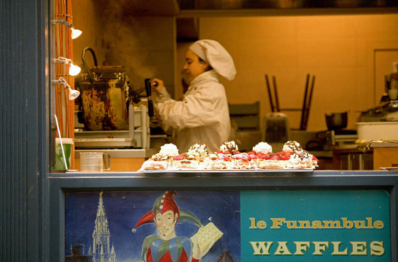 商店,横图,城市,比利时,欧洲,食品,插座,首都,历史,小吃,社区,甜食,华夫饼干,摄影,布鲁塞尔,中欧,苹果核,主厨,烹调,彩图,传统文化