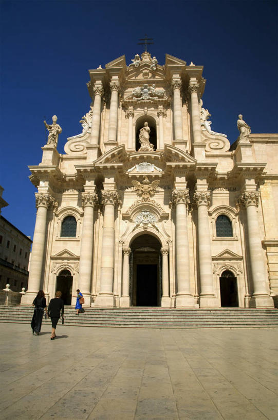 无人,横图,室外,建筑,雕塑,意大利,欧洲,雕像,摄影,宗教,基督教,西西里,地中海文化,巴洛克风格,圣玛丽,彩图,大教堂