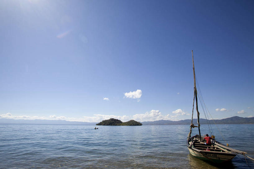 无人,渔夫,横图,室外,船,非洲,马拉维,岛,地形,蓝色,摄影,活动,航海,接,马拉维湖,彩图,钓鱼,旅行