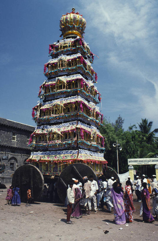 竖图,印度,亚洲,庆祝,木制,运输,摄影,宗教,印度文化,卡纳塔克邦,印度教,战车,灵性,彩图