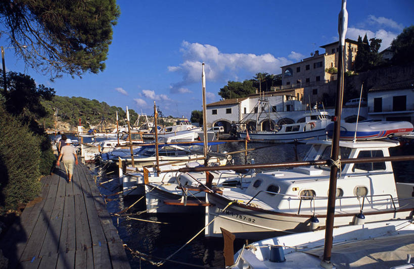 无人,码头,横图,船,西班牙,欧洲,停靠,游艇,摄影,停泊,手艺,马略卡,彩图,海港