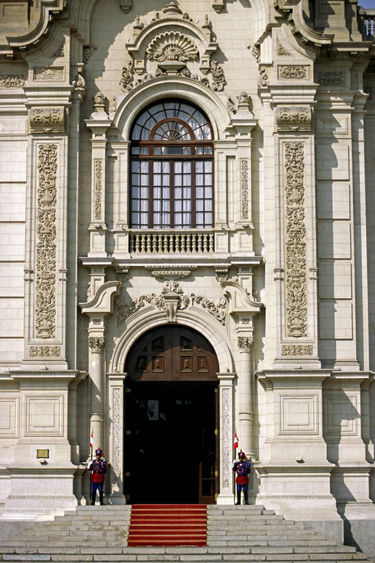 广场,横图,竖图,秘鲁,地形,首都,南美,摄影,政府,典礼,政治,总统府,彩图,旅行