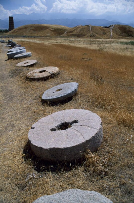 无人,竖图,吉尔吉斯斯坦,亚洲,圆形,祈祷,摄影,伊斯兰教,中亚,清真寺,丝绸之路,奥什,磨石,彩图