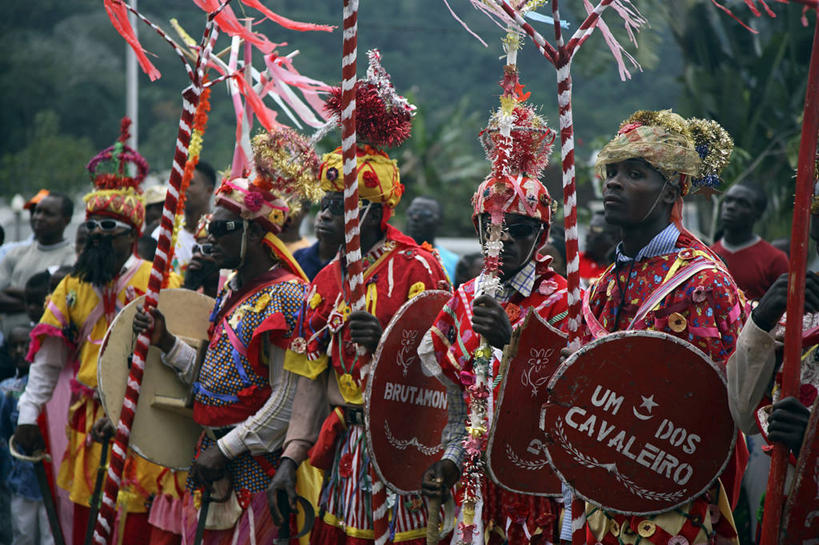 演员,横图,剧院,非洲,表演,岛,表演者,扮演,摄影,演出,演出服,阿非利加洲,西非,圣普,普林西比,彩图,传统服装,传统文化
