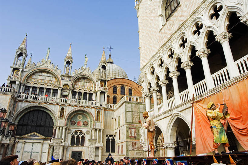 演员,舞台,横图,室外,建筑,剧院,意大利,欧洲,威尼斯,表演,庆祝,扮演,摄影,观看,幽默,演出,演出服,意大利文化,威尼托大区,威尼斯狂欢节,彩图,传统服装