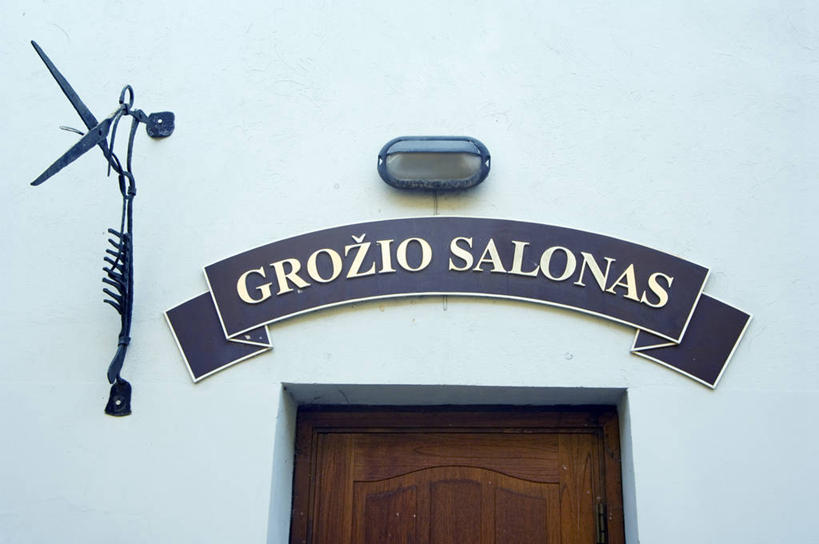 无人,理发师,横图,城市,建筑,欧洲,标志,剪刀,城镇,首都,历史,摄影,立陶宛共和国,维尔纽斯,美发师,彩图,波罗的海三国,联合国教科文组织