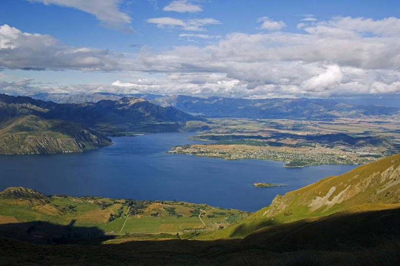 无人,横图,室外,湖,美景,山,山脉,水,日光,新西兰,地形,景观,风景,自然,景色,安静,摄影,宁静,自然风光,纯净,澳大拉西亚,新西兰南岛,瓦纳卡湖,彩图,罢工,美人