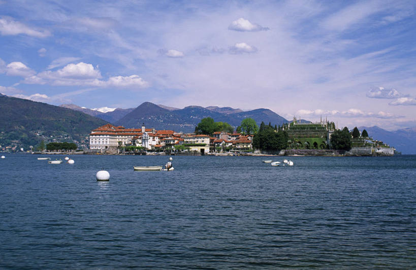 无人,横图,室外,湖,水,建筑,意大利,岛,地形,摄影,巴洛克风格,伦巴第大区,马祖尔湖,彩图